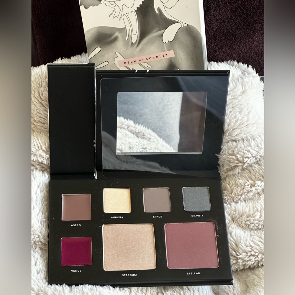 Deck of Scarlet palette for eyes, lips and face